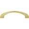 Jeffrey Alexander 128 mm Center-to-Center Brushed Gold Arched Roman Cabinet Pull 944-128BG - alternate 7
